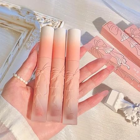 Korean Liquid Lip Mud Frosted (Bulgarian Rose)