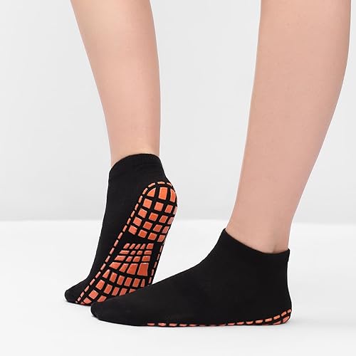 Miniatura 4 de NOVAYARD 6 pares de calcetines antideslizantes para yoga, pilates, hospital, calcetines pegajosos para hombres y mujeres