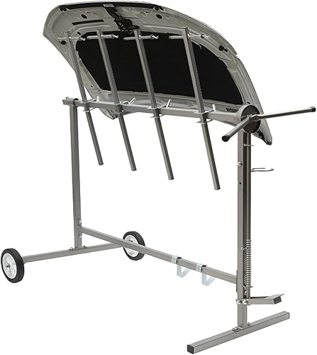 Miniatura 2 de Soporte de pintura corporal para automóvil, moderno soporte de parachoques ajustable, herramienta de reparación para capó de puerta de automóvil,