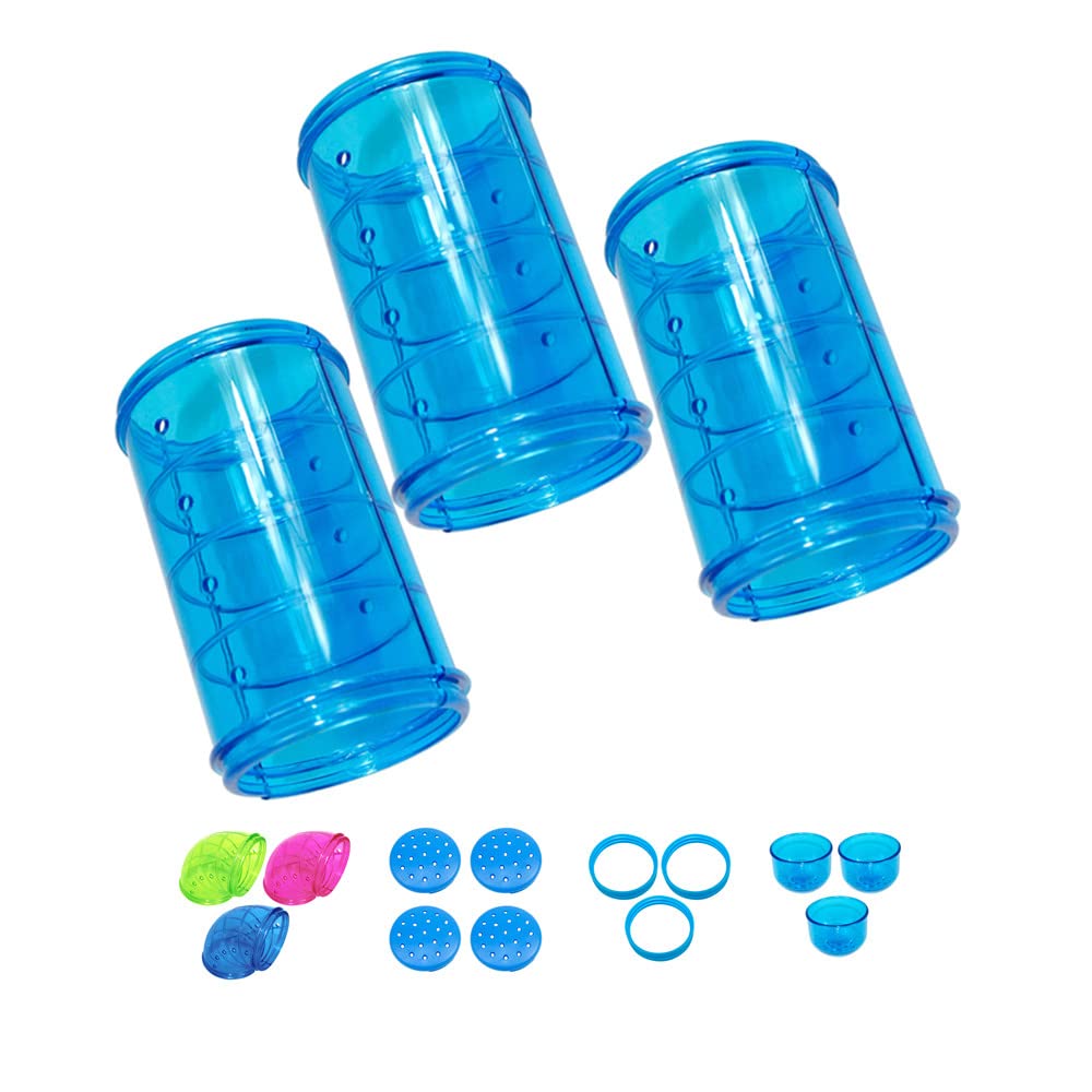 16PC Hámster Tubo Play Túnel Tubo Hámster de Jaula Externa Túnel de Hámster Juguete Interactivo (Kit, Color Aleatorio)