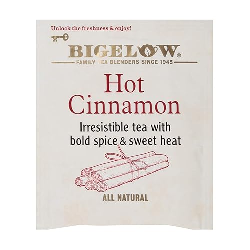 Miniatura 167 de Bigelow Vanilla Chai Black Tea, caja de 20 sobres (paquete de 6), té negro con cafeína, 120 bolsas de té en total