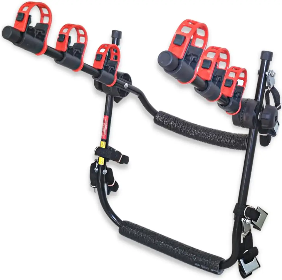 Suporte bicicleta carro transbike para 3 bikes