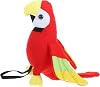 Amosfun Halloween Pirate Parrot Props, Plush Parrot Ornaments, Stuffed Wirst Parrot Bird on Shoulder Halloween Pirate Costume Accessories