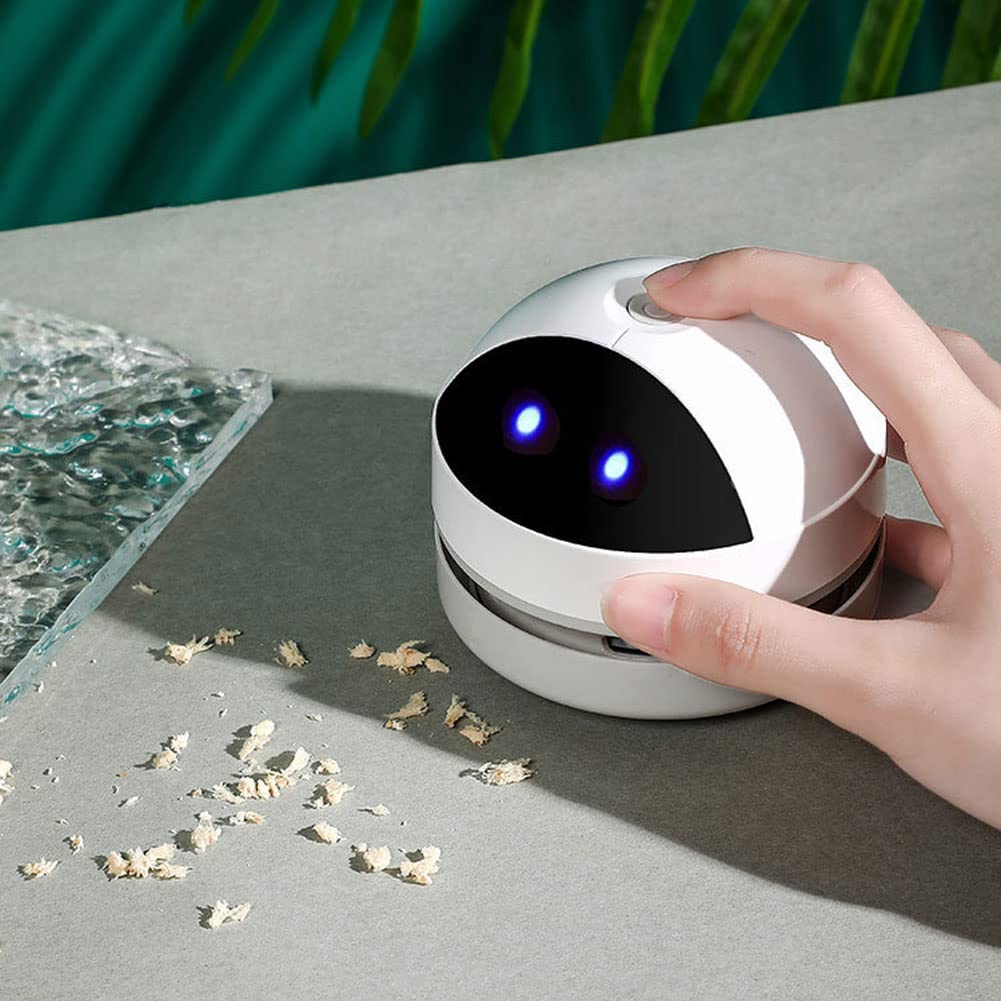 Mini Aspirapolvere Da Tavolo USB - Portatile E Ricaricabile Per Tastiere E Scrivanias - Foto 8