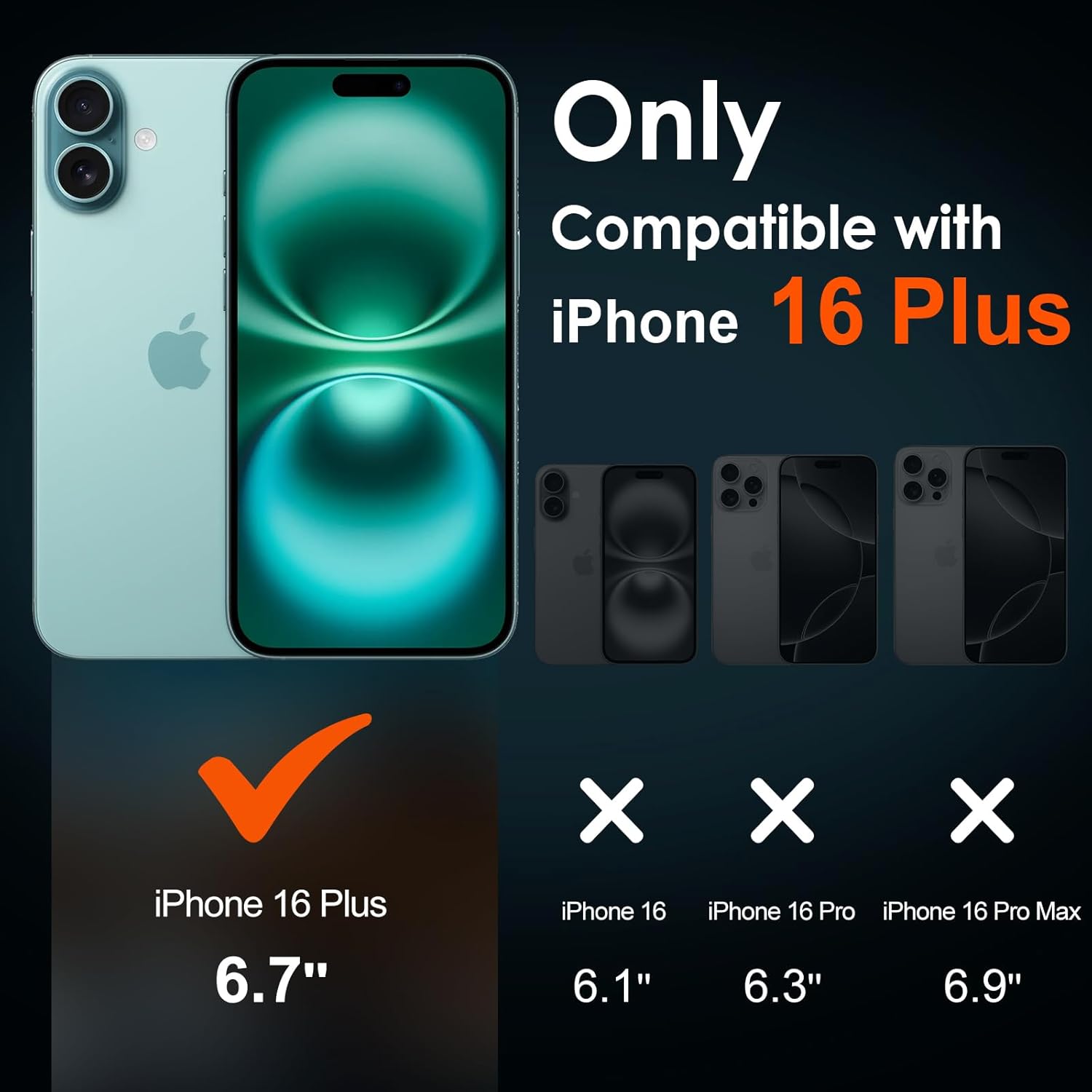 ivoler Tempered Glass for iPhone 16 Plus 6.7 Inch Screen Protector with [Easy Installation Frame] Full-Coverage, 9H Hardness Anti Scratch, Bubble Free, 2-Pack - Image 2