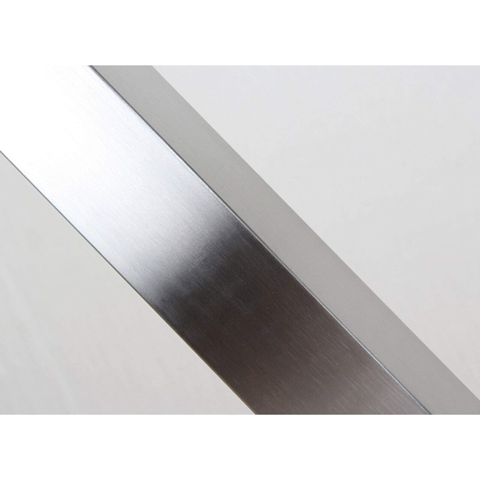 Estructura de 70 cm Con Doble Pie de Acero Inoxidable - Base para Mesa de Bistró Gourmet (Sin Tablero)