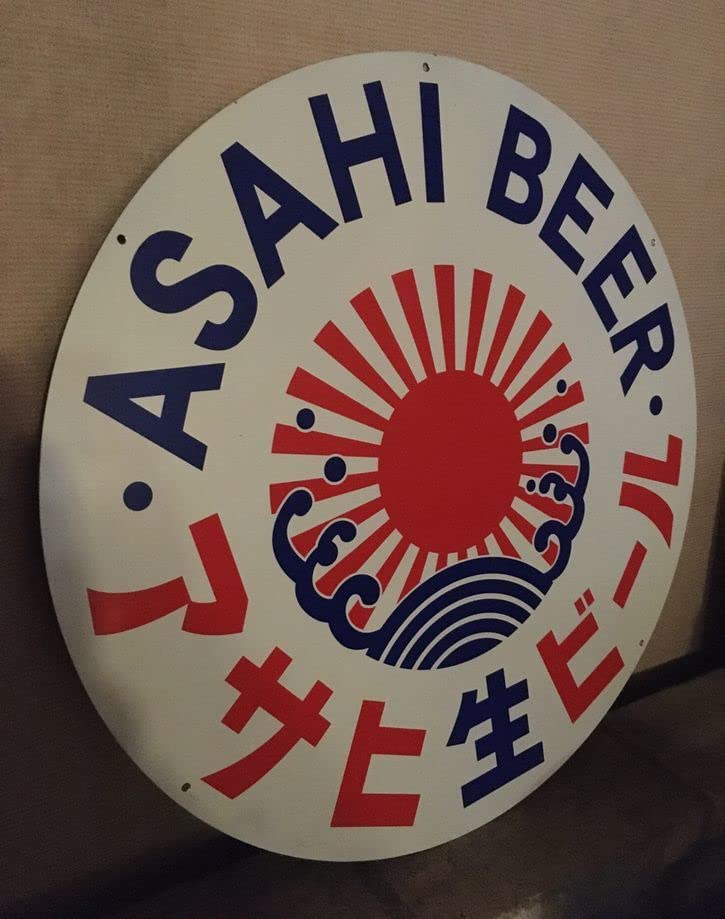 Amazon.co.jp: アンティーク アサヒビール 看板 昭和 レトロ居酒屋