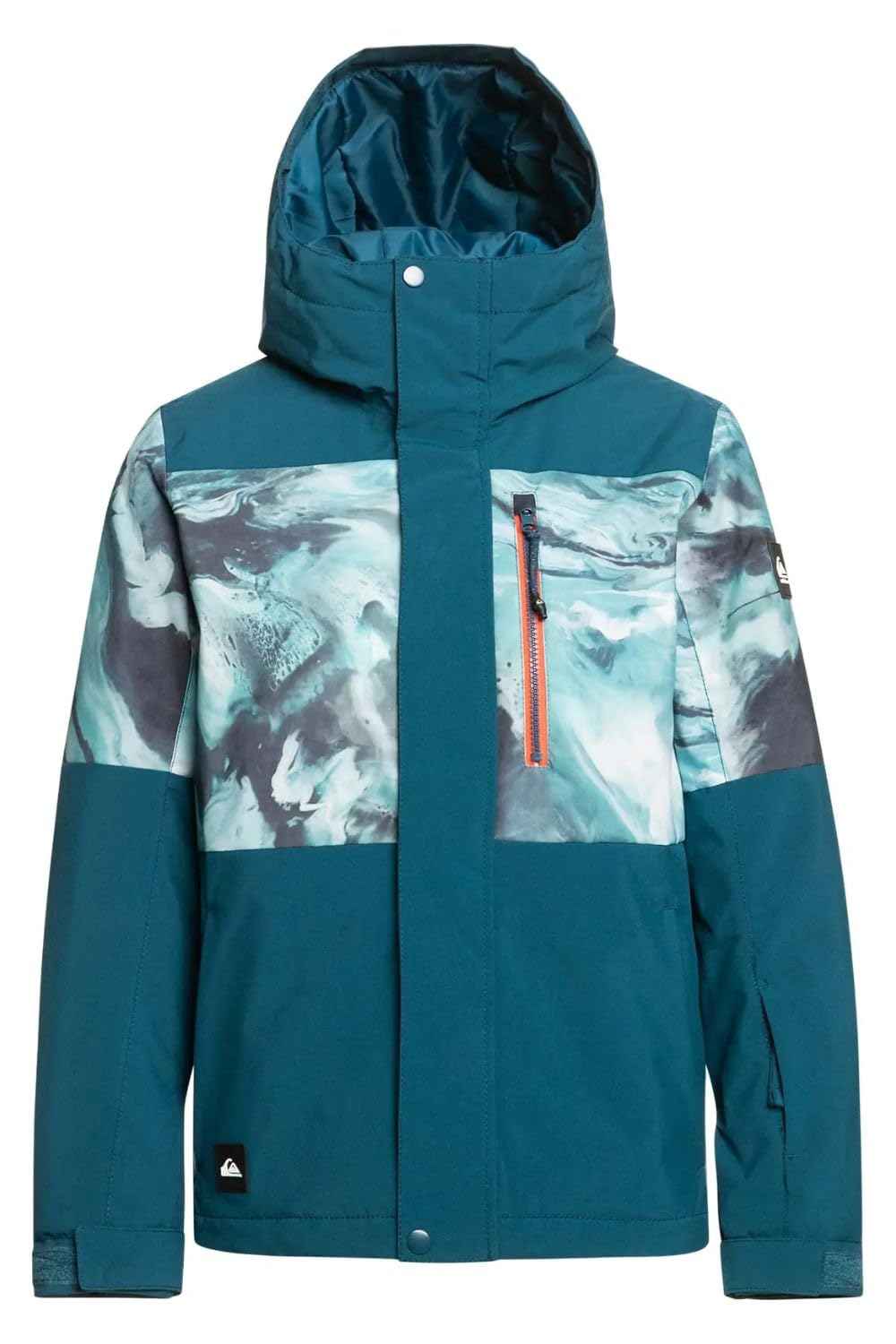 Kurtka chłopięca Quiksilver Mission zimowa narciarska turkusowa 140