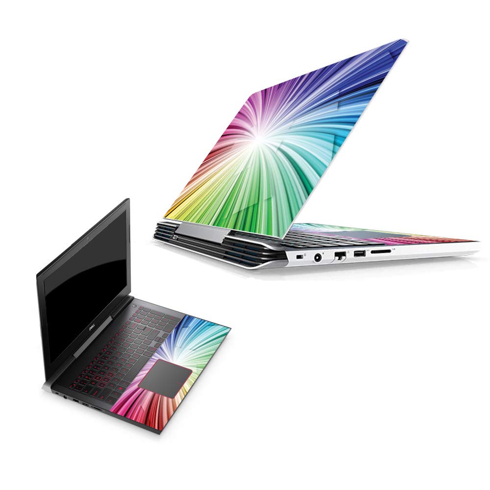 MightySkins Vinyl Decal Skin For Dell G5 15 Gaming Laptop - Purple Style (Protective Wrap)