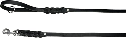 Miniatura 2 de REDLINE K-9 - Correas de piel trenzada Latigo resistente de 34 pulgadas para perro (34 pulgadas x 6 pies)