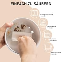 SPUNKYJUNKY Dönthető Kerámia Dupla Tálca Bambusz Állvánnyal Kutyáknak Macskáknak 850ml Fehér 5