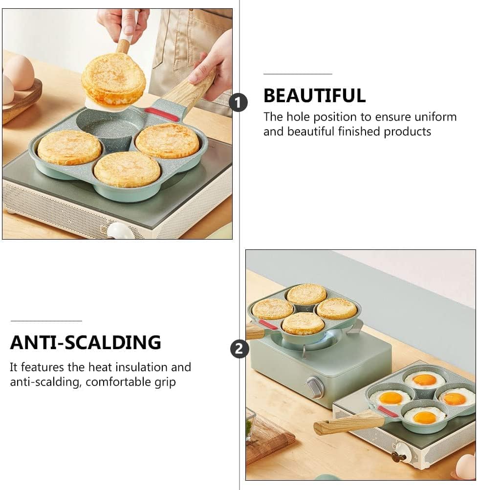 Omelet Pan,Pan Nonstick Egg Frying Pan,Pancake Griddle Pan,1Pc Non-Stick Egg Frying Pan Practical Frying Pot Non-Stick Saucepan