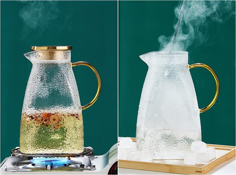 1600ML耐熱ガラスピッチャー 直火・熱湯OK 1600ML耐熱ガラスピッチャー 直火・熱湯OK