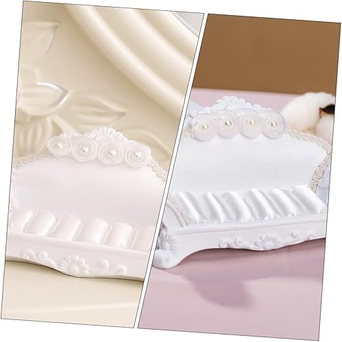 Vista 9 de Levemolo Muebles para bandeja con forma de tienda, almacenador, exhibiciÃ³n de muÃ±ecas, soporte de sofÃ¡, organizador de negocios, sofÃ¡