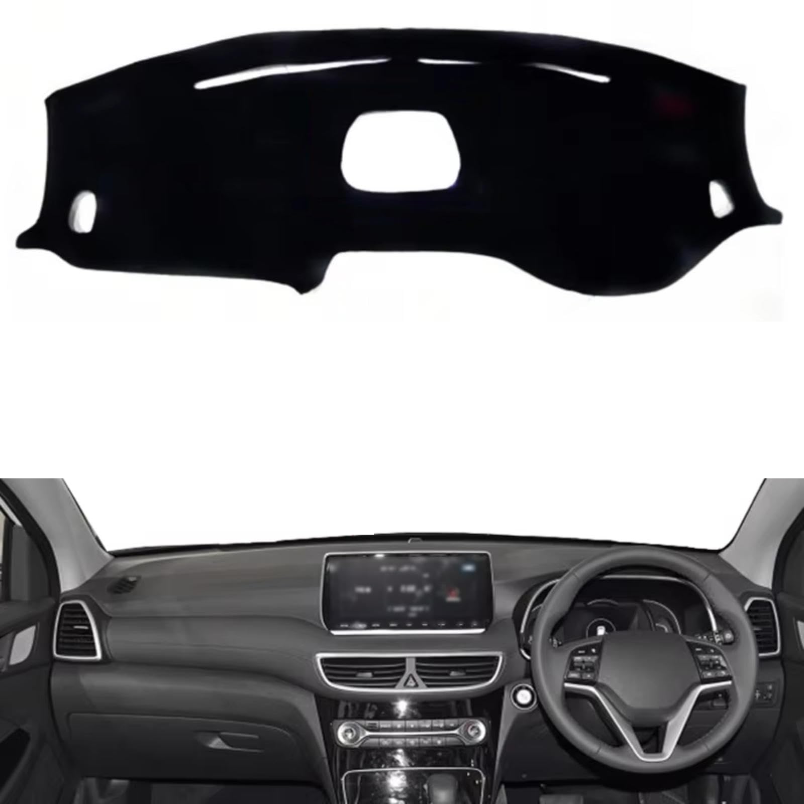 RSUQEOLG Fit for Hyundai Tucson 2019 RHD, Dash Cover, Car Dash Mat Dashboard Cover, Dash Cover Mat, Dash Board Covers