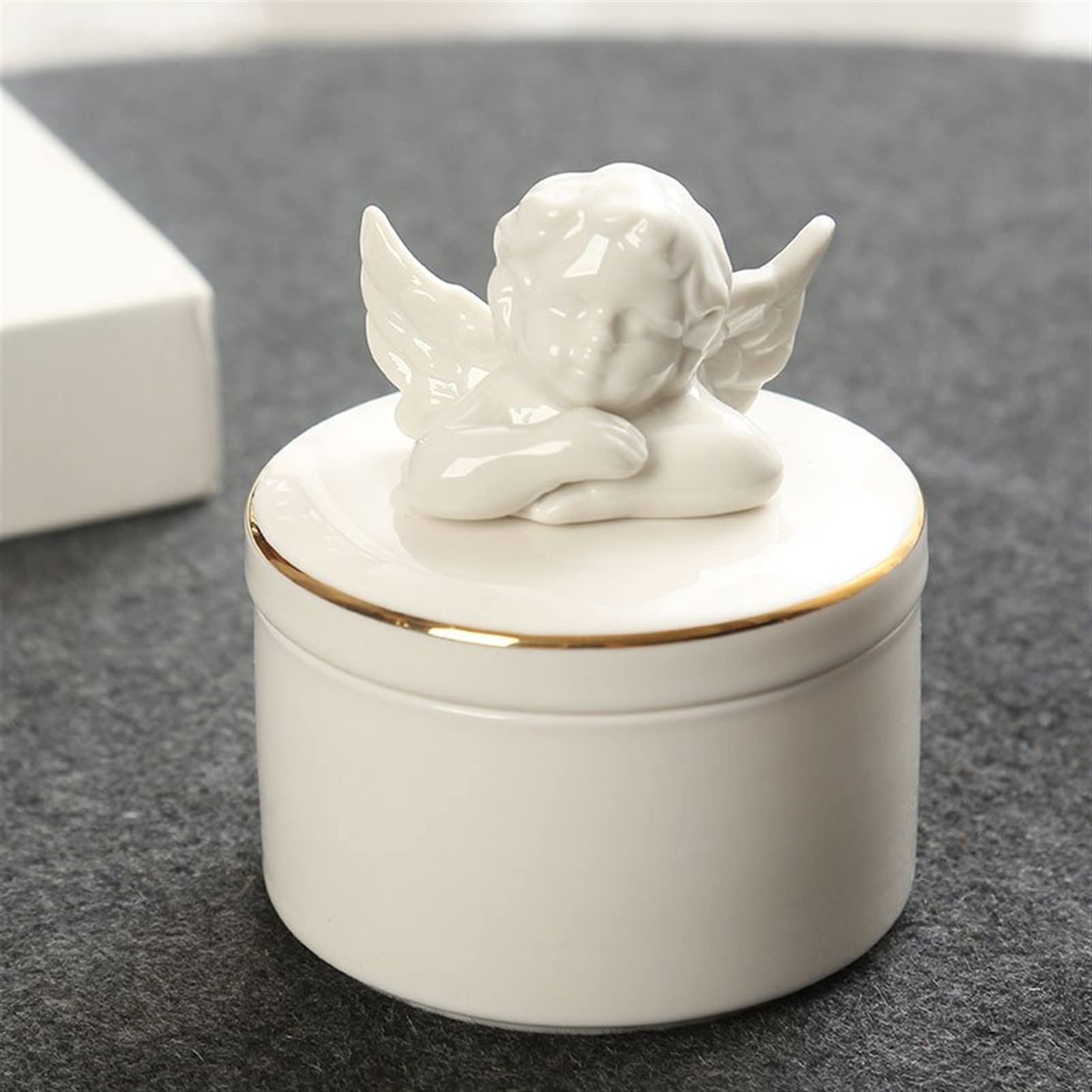 Pets Urns Pets Memorials Pet Urn Cat Dog Bird Cremation Souvenir Funeral Supplies Personality Angel Cute Ceramic Hair Storage Box Pet Urn For Ashes Cremation Urn Pet Urn Pets Memorials Funeral(5)