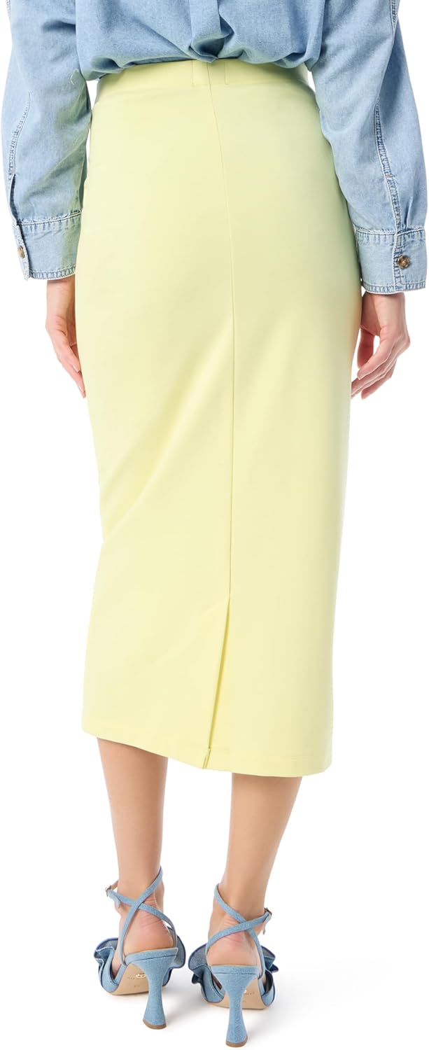 DEE OCLEPPO Women's Poppy Pull on Slim Fit Midi Pencil Skirt Standard