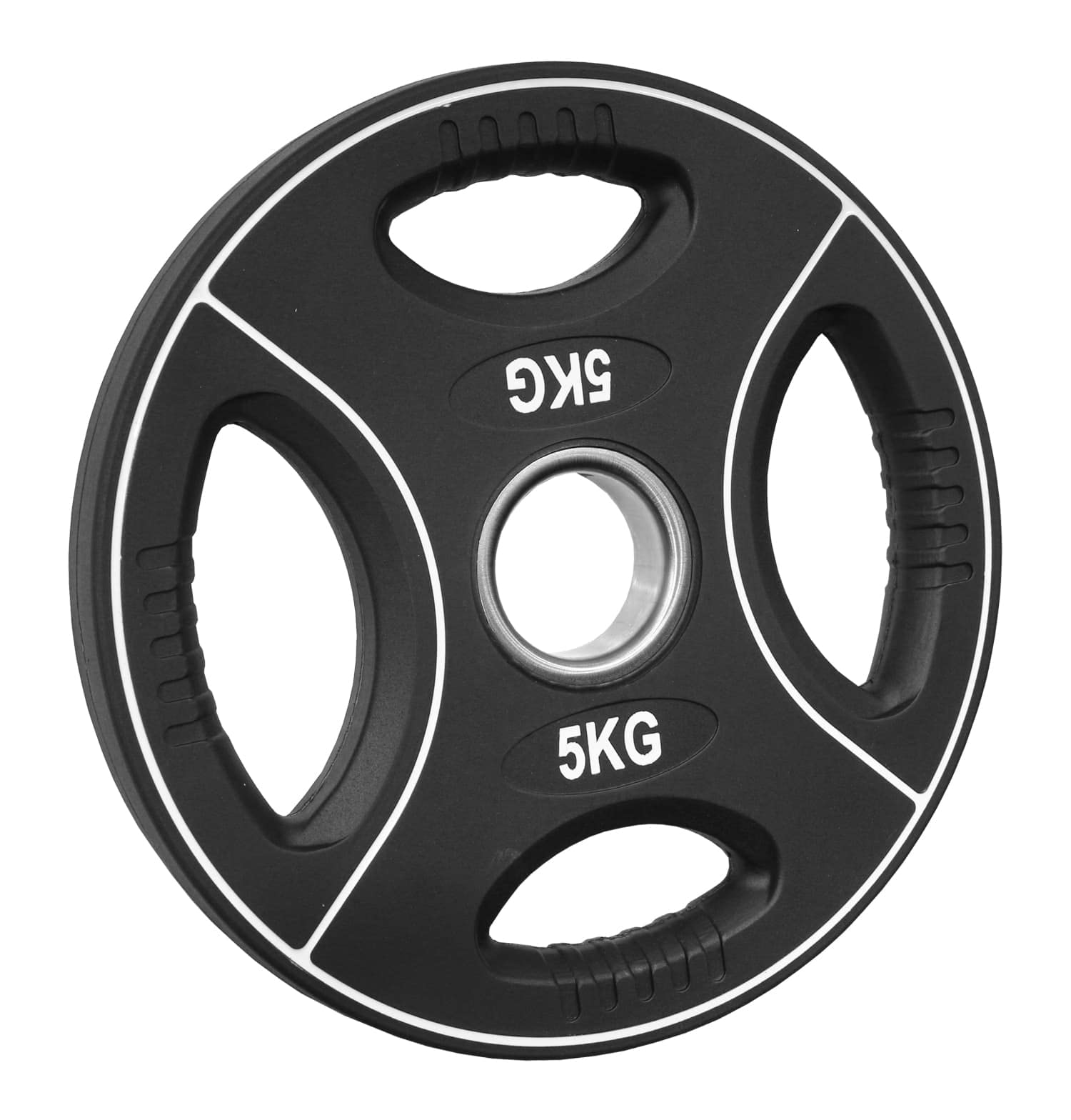 Hantelscheiben | Gewichtsscheiben | 50mm | Polyurethan | mit Griffen | Geruchsneutral | Größenauswahl: 1,25kg | 2,5kg | 5kg | 10kg | 15kg | 20kg | 25kg | Studioqualität