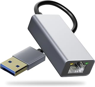 Cyberguys USB 3.0 to Ethernet Adapter, 1Gbps RJ45, Network Dongle