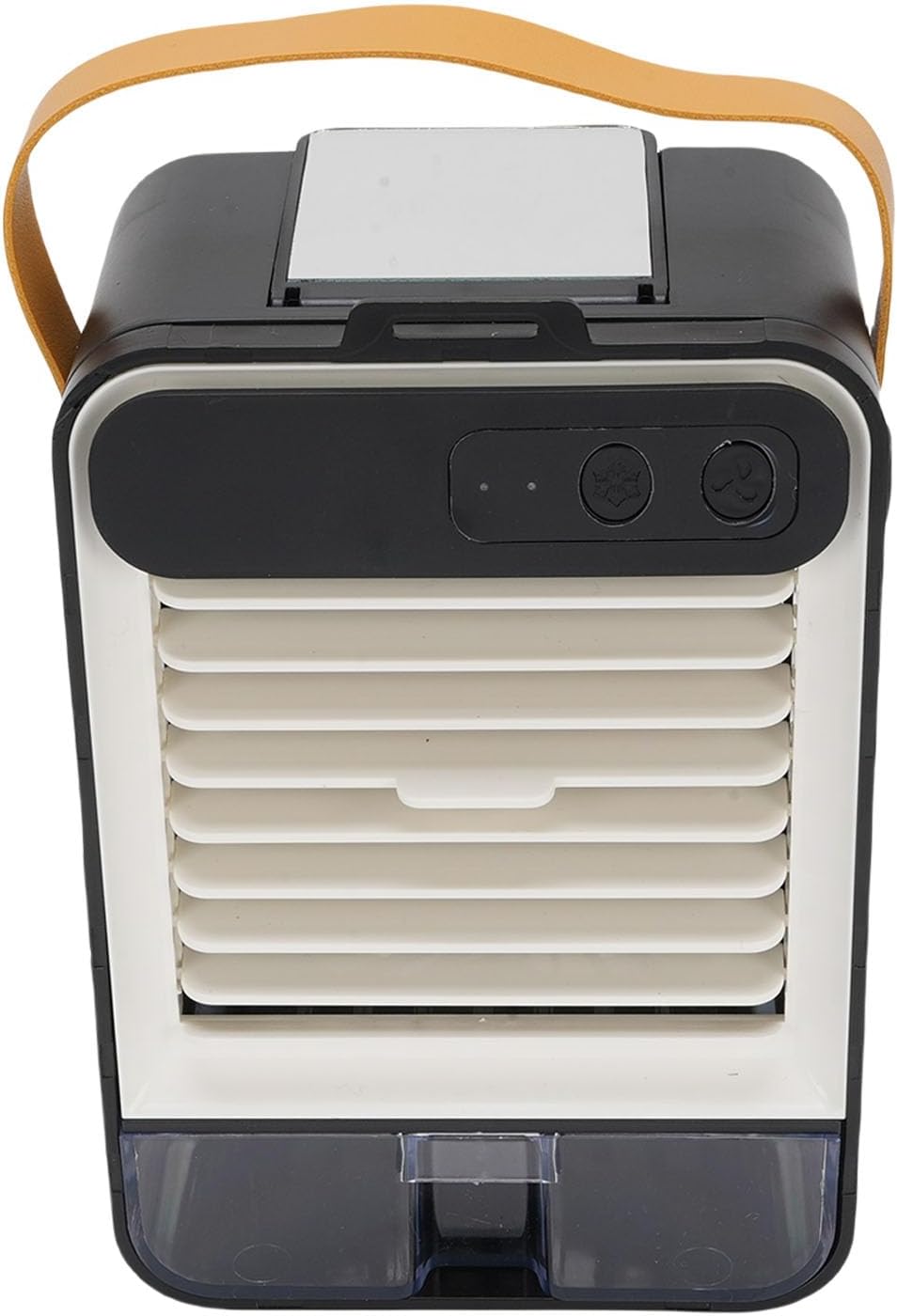TOPINCN Portable Air Conditioner, Mini Air Cooler Desk Fan, Personal Evaporative Air Cooler with 3 Speeds & 100ml Water Tank & Drawer & Makeup Mirror for Home Office Bedroom (Black)