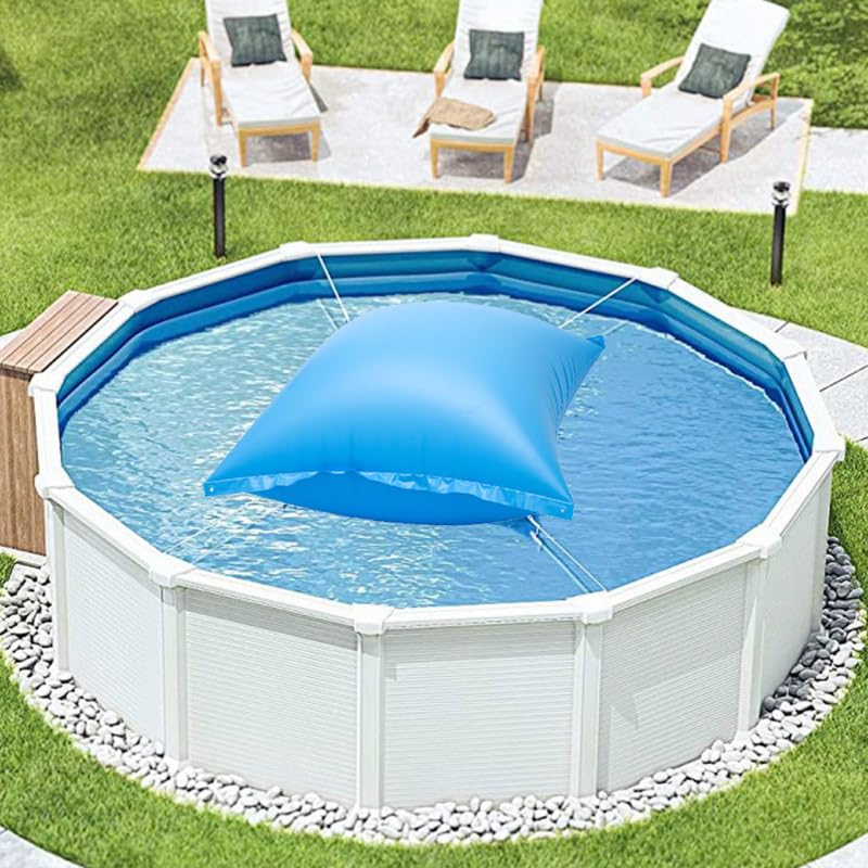 2 Cojines de Aire para Piscinas, 4 Ft Cuadrados, PVC miniatura 3