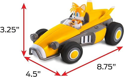 Miniatura 4 de Sonic Racing RC: Tails The Fox - NKOK (603), auto a control remoto de 2.4 GHz con Turbo Boost, con licencia oficial de Sega Sonic The Hedgehog,