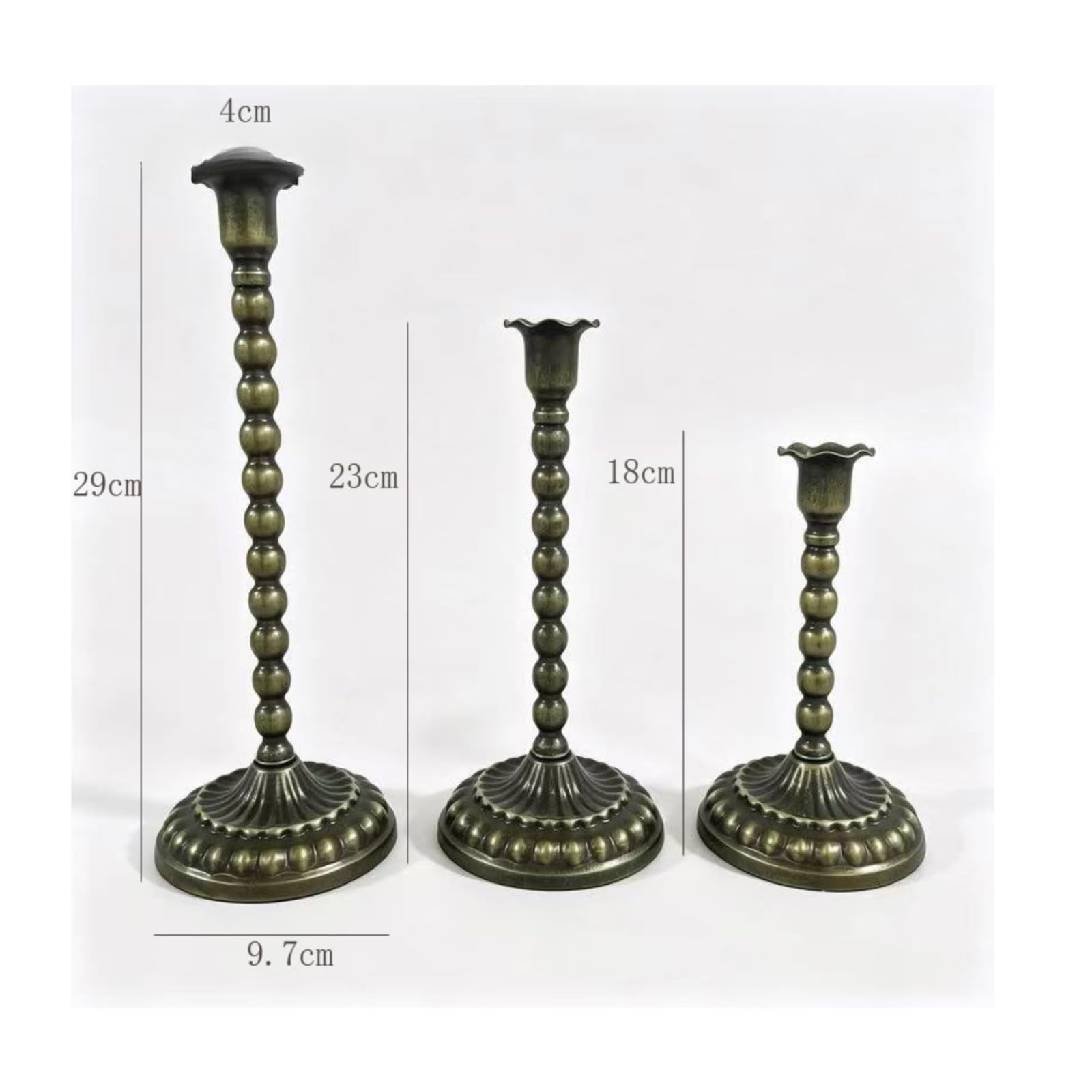 Portacandele per Candele a Stelo Stabile, Stile C