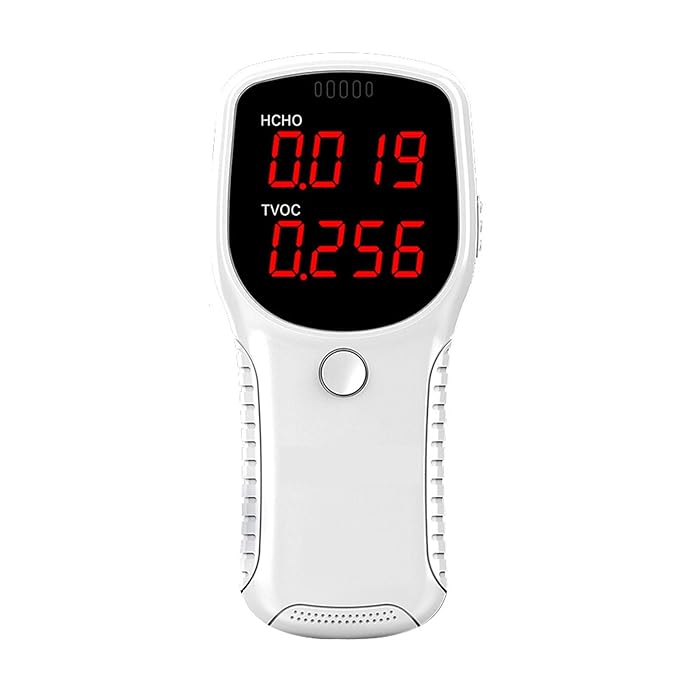 Honelife Air Quality Monitor Formaldehyde Detector Pollution Meter for HCHO TVOC Multifunctional Air Gas Detector Real Time Data for Home Office and Various Occasion : Amazon.in: Industrial & Scientific