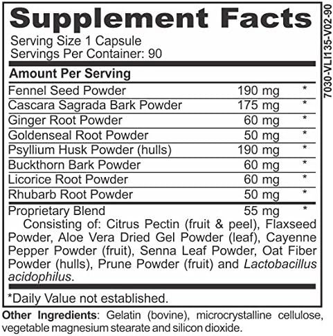 Miniatura 3 de Fórmula de desintoxicación de limpieza de colon y intestino - Apoya la salud intestinal, purificación - Contiene probiótico Lactobacillus