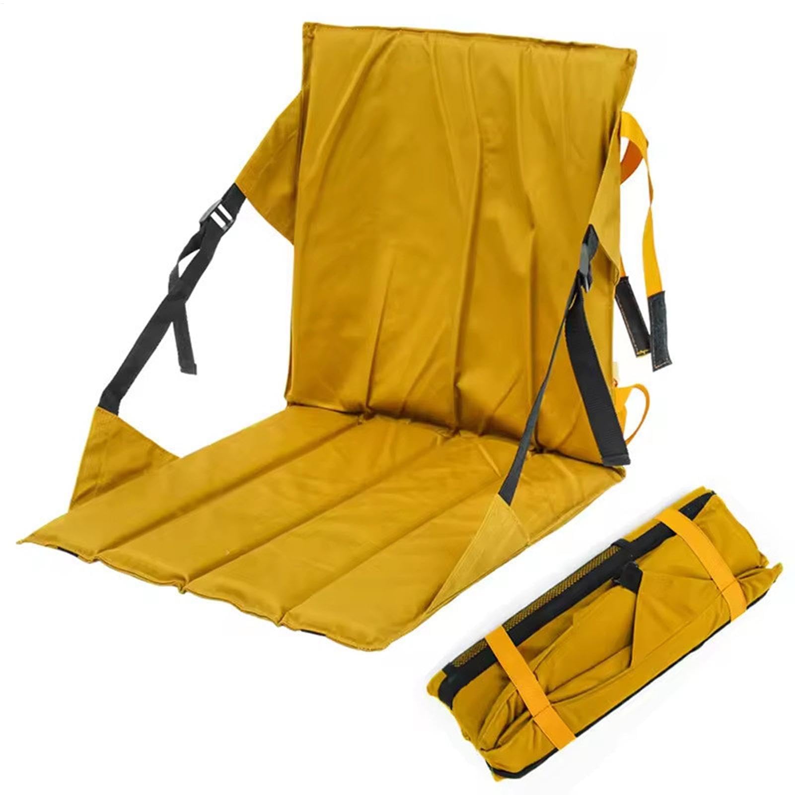Sedia pieghevole, cuscino leggero per candeggina, sedia adatta ai viaggi, schienale regolabile, comoda sedia da esterno per sport, campeggio ed escursioni