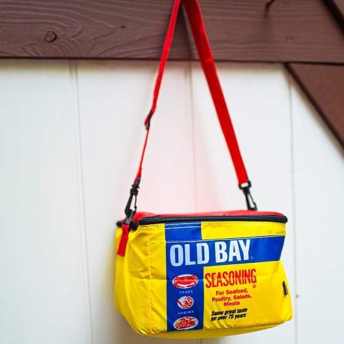 Miniatura 3 de Route One Apparel Bolsa de almuerzo con aislamiento Old Bay Can, a prueba de fugas, caja térmica suave portátil, ideal para camping, picnic,