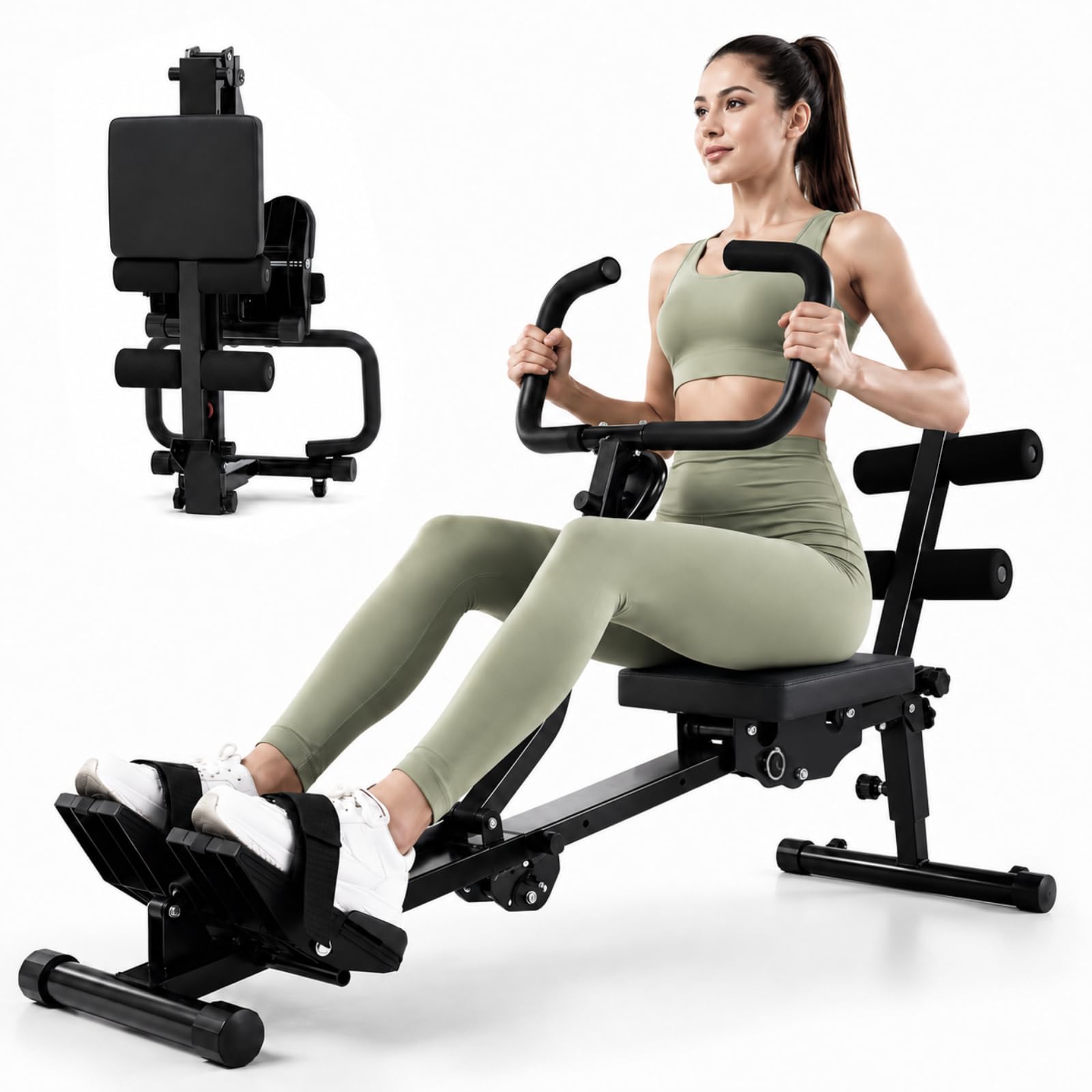Sportneer Foldable Hydraulic Rowing Machine
