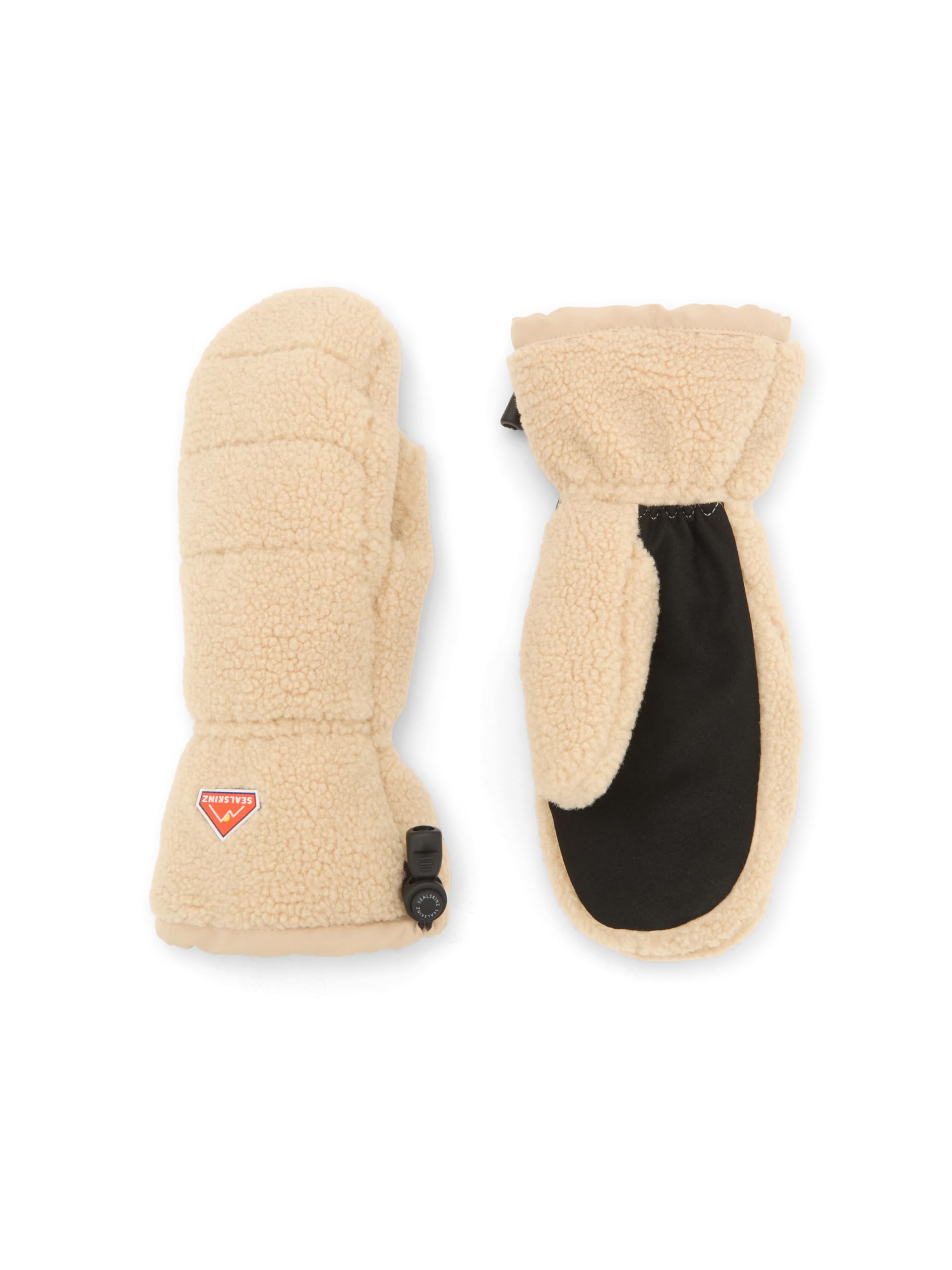SEALSKINZ | Carleton | Guanti impermeabili da donna in pile Sherpa isolati da escursionismo | Crema L