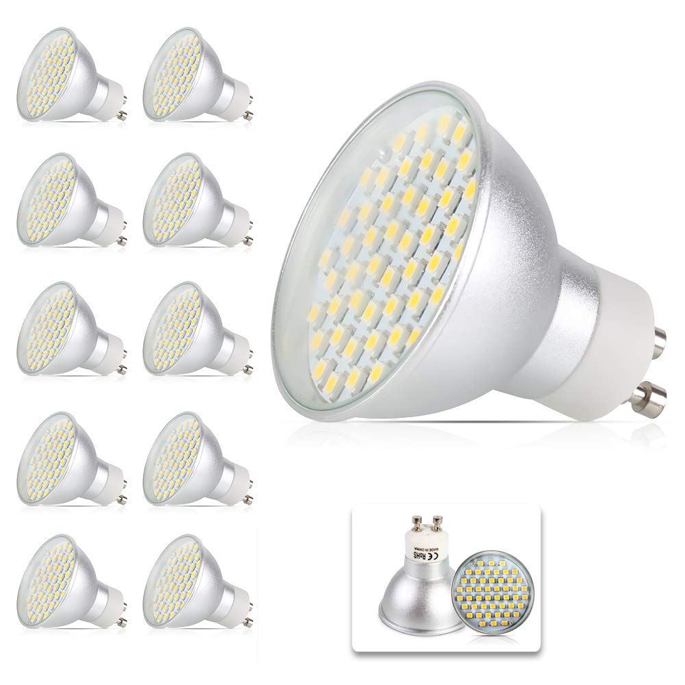GU10 29 SMD 5050 Ampoules Spot LED 4 W 3200 K Blanc Chaud 120 ° Angle Du Faisceau - 10 Pièces