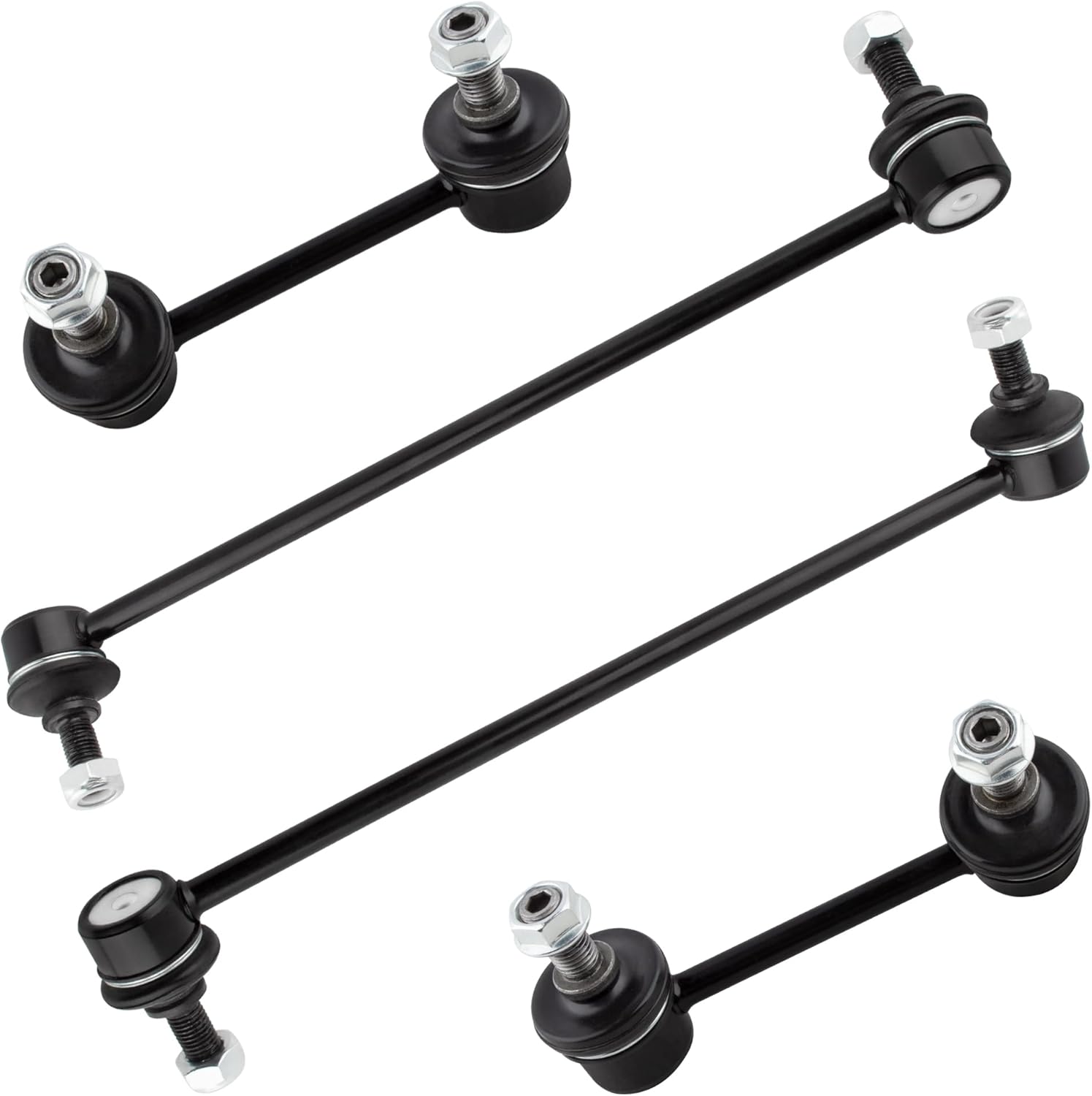4Pcs Front & Rear Suspension Stabilizer Sway Bar End Links Fit For Toyota RAV4 2001-2005 Sport Utility 4-Door 2.0L 2.4L Replace# K80297 K80298 K80296