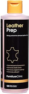 Leather Prep & Deglazer. To Clean/Remove/Strip Manufacturers ​Finish From Leather Before Restoring (1000ml)