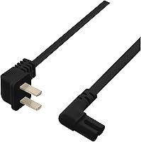 Vista 3 de Cable de alimentación extralargo de 17 pies compatible con pantallas inteligentes LED Samsung y LG TV y muchos otros dispositivos electrónicos