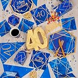 Number 40 Glitter Table Decoration Gold| Table Centrepiece | Table Decorations Centrepiece | 40th Birthday Decorations | Pack of 1 | 20cm |H103 - Image 6