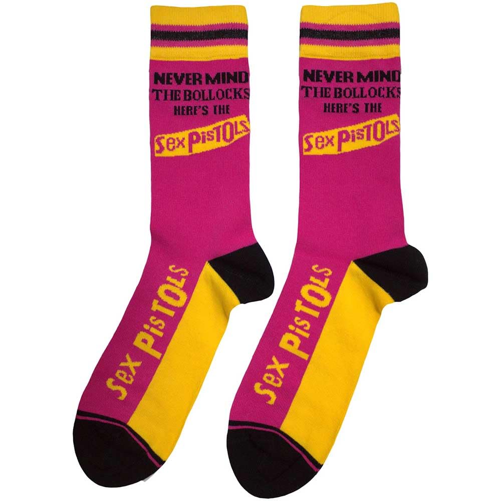 Rock Off officially licensed products The Sex Pistols NMTB Stripes Stripes Socks One Size