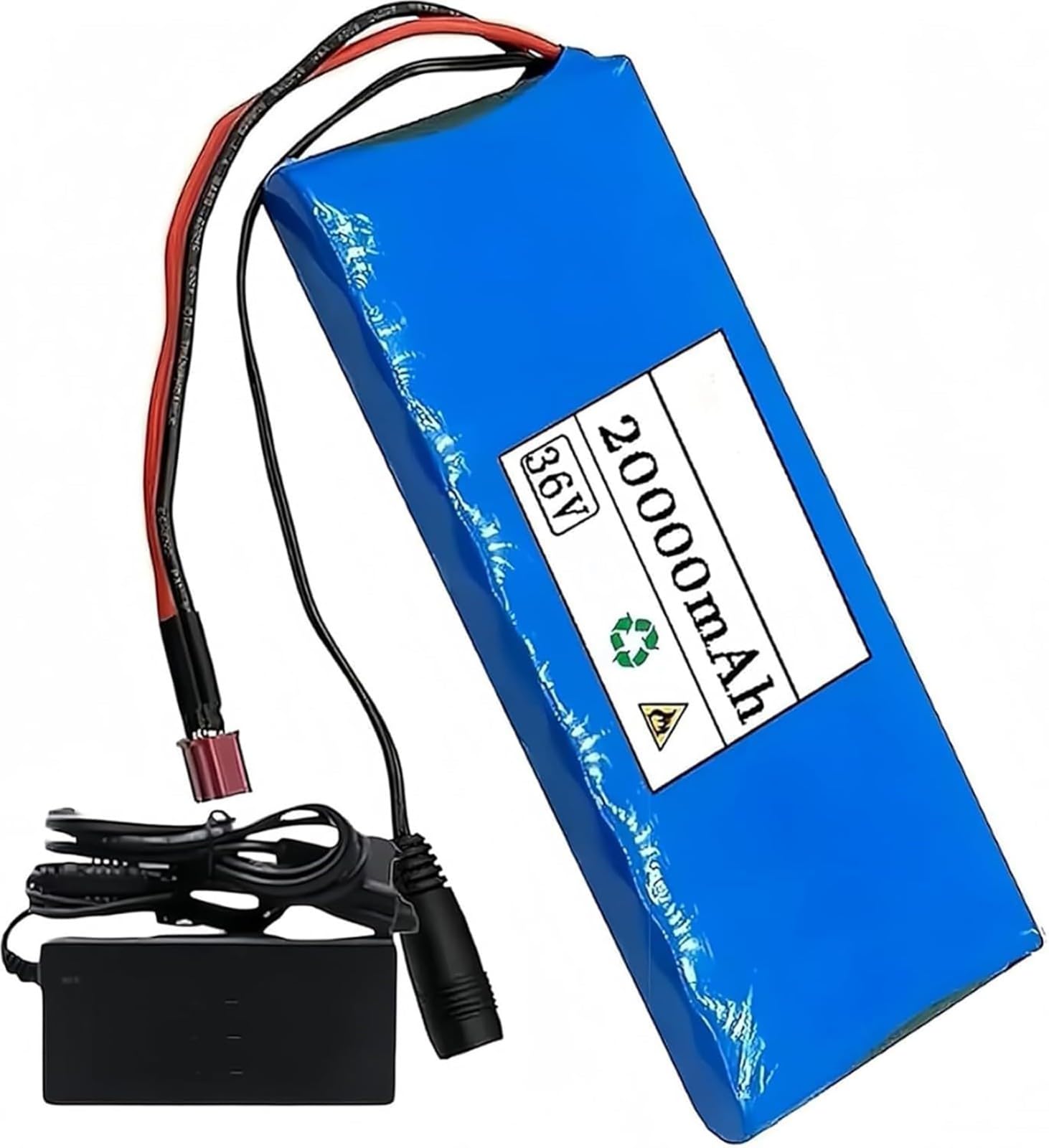 Batterie Lithium 36V 100Ah 10S2P Pour Vélo Électrique – Avec BMS, Étanche – 735g – Compatible 200W-500W – Chargeur Inclus