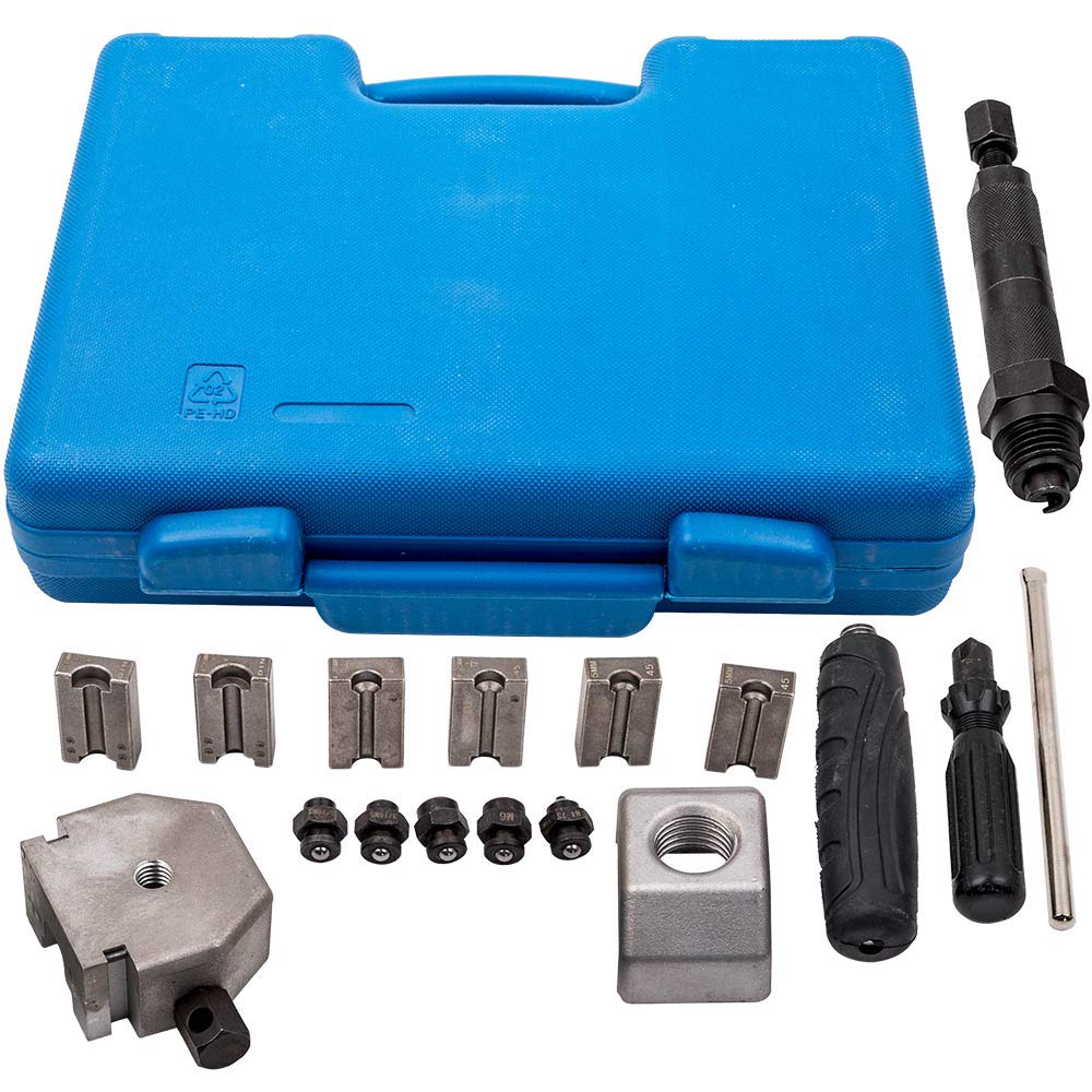 maXpeedingrods 18xTubo de Freno Kit de Herramienta 4.75 mm,6 mm,3/16",1/4",3/16" flaring tool