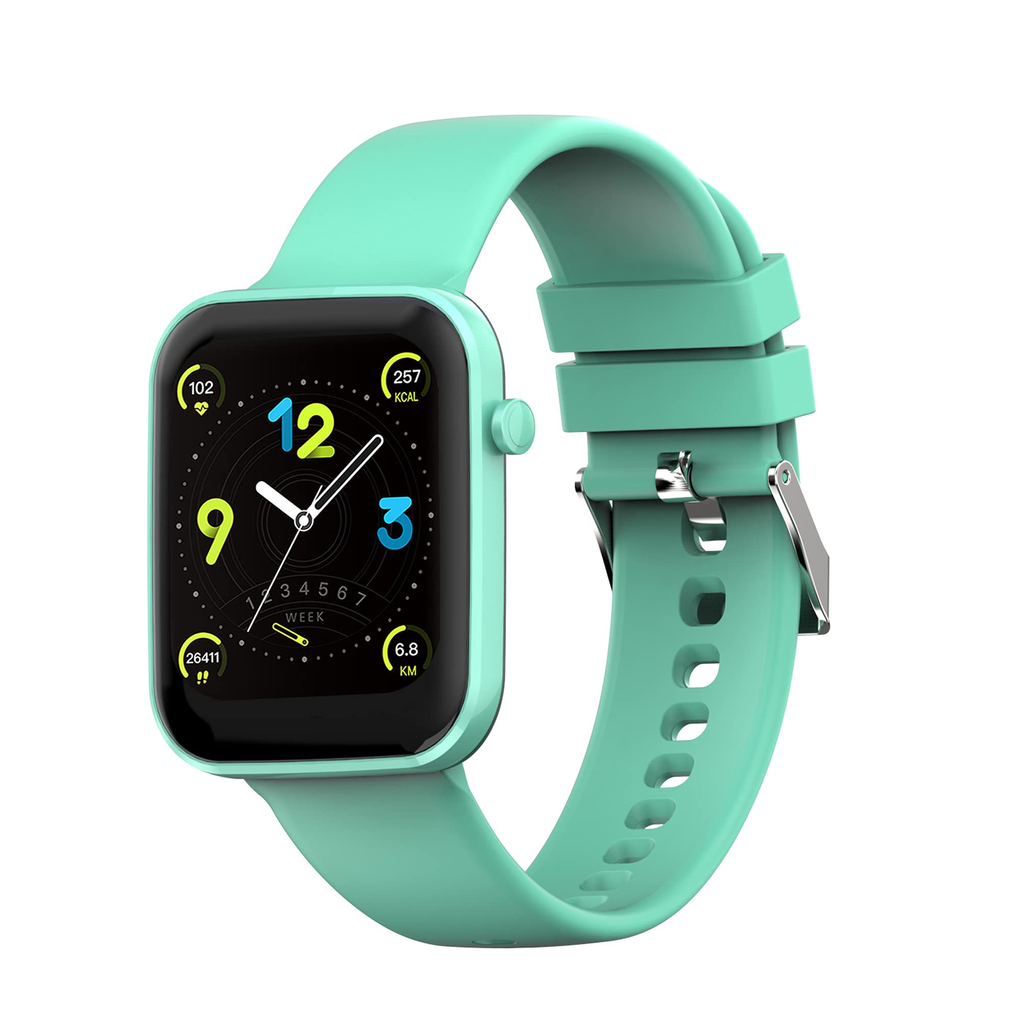 Probus P15 Smart Watch 1.69” Full Touch HD Display, 7 Days Battery Life with Heart Rate, Blood Oxygen,Sleep Monitoring & IP67 Water Resistant with Multiple Watch Faces(Green) (B0B9XRGHR9) Amazon Price History, Amazon Price Tracker