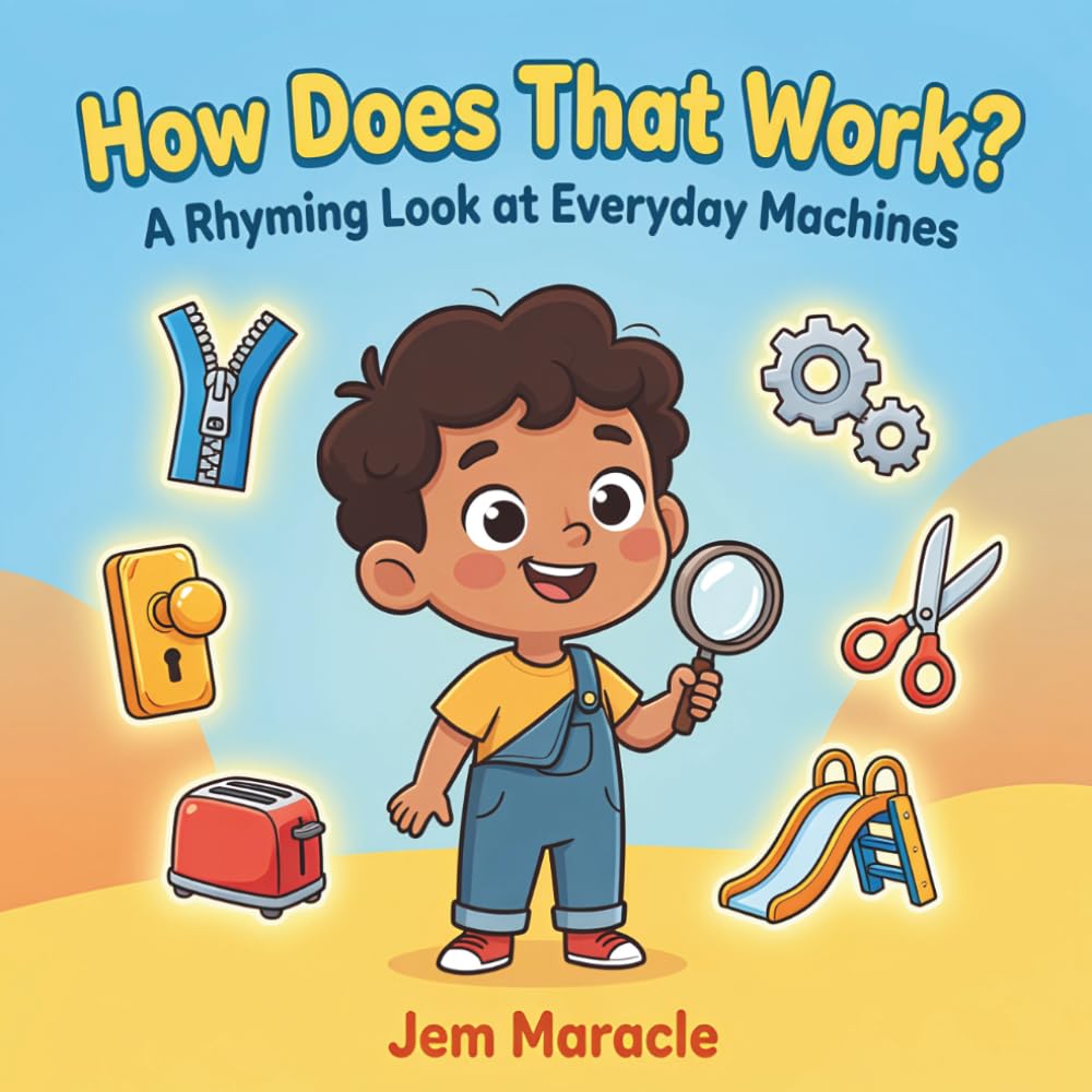 How Does That Work?: A Rhyming Look at Everyday Machines — Zippers, Toasters, Wheels & Gears | A Curious First STEM Picture Book for Kids Ages 3–6