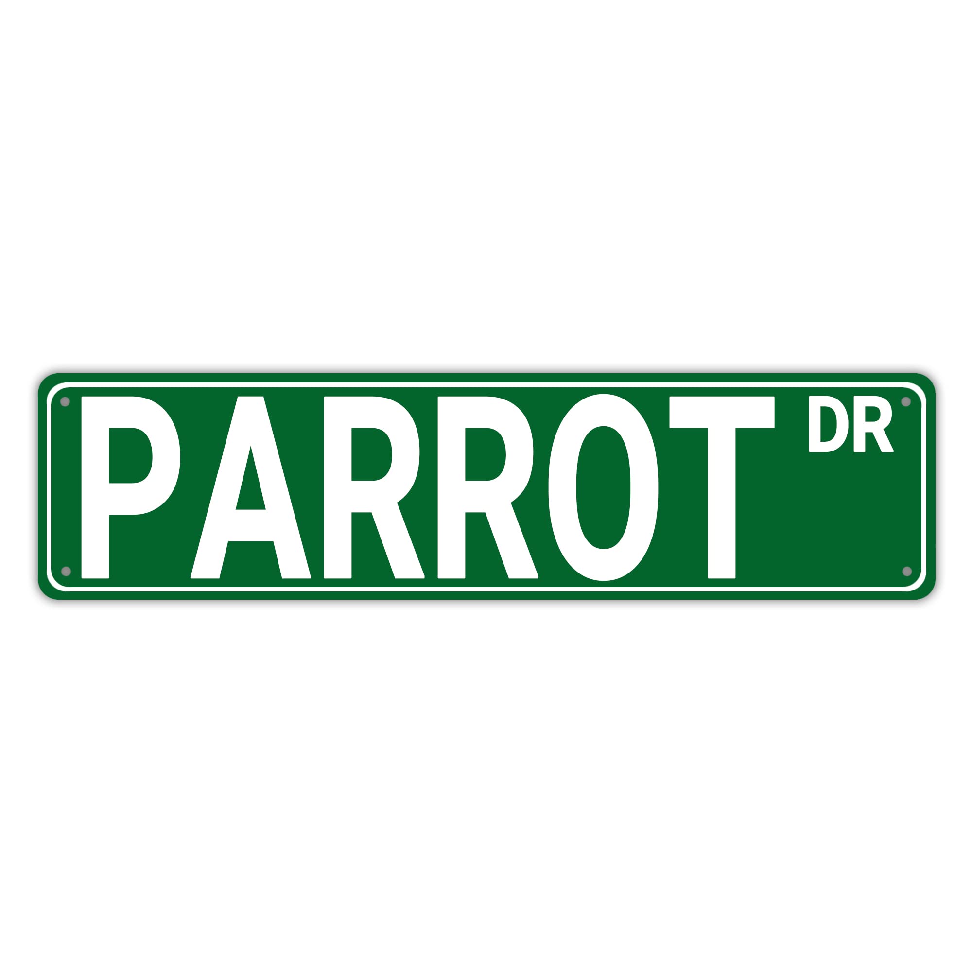 Parrot Dr Retro Tin Signs Aluminum Metal Sign Quotes Home Kitchen Pub Club Wall Yard Pub Club Porch Decor 4x16 Inch