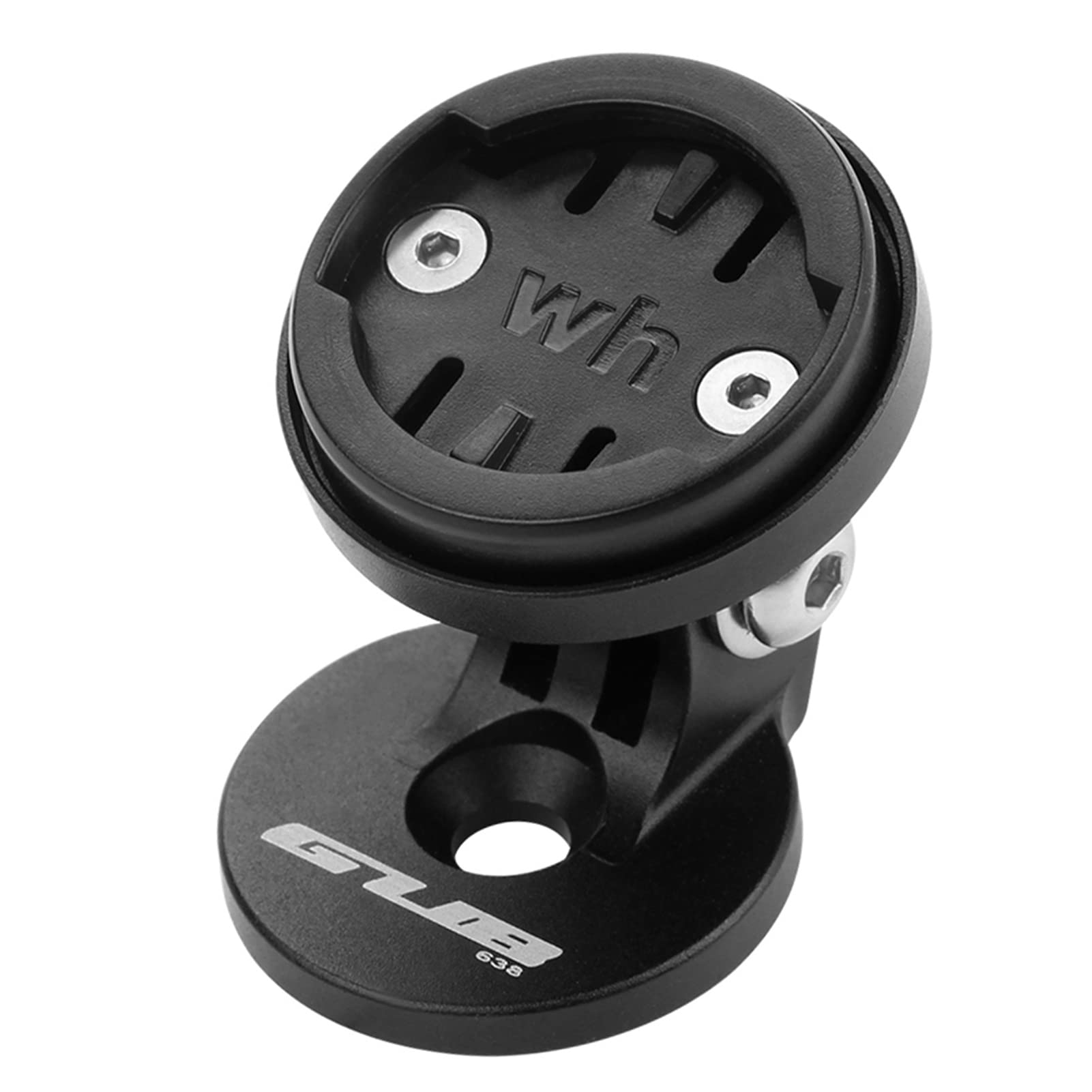 HonstoAdjustable Bike Stem Top Cap Mount Holder with 4 Adapters for Garmin for Bryton for Cateye for Wahoo Cycling Computers