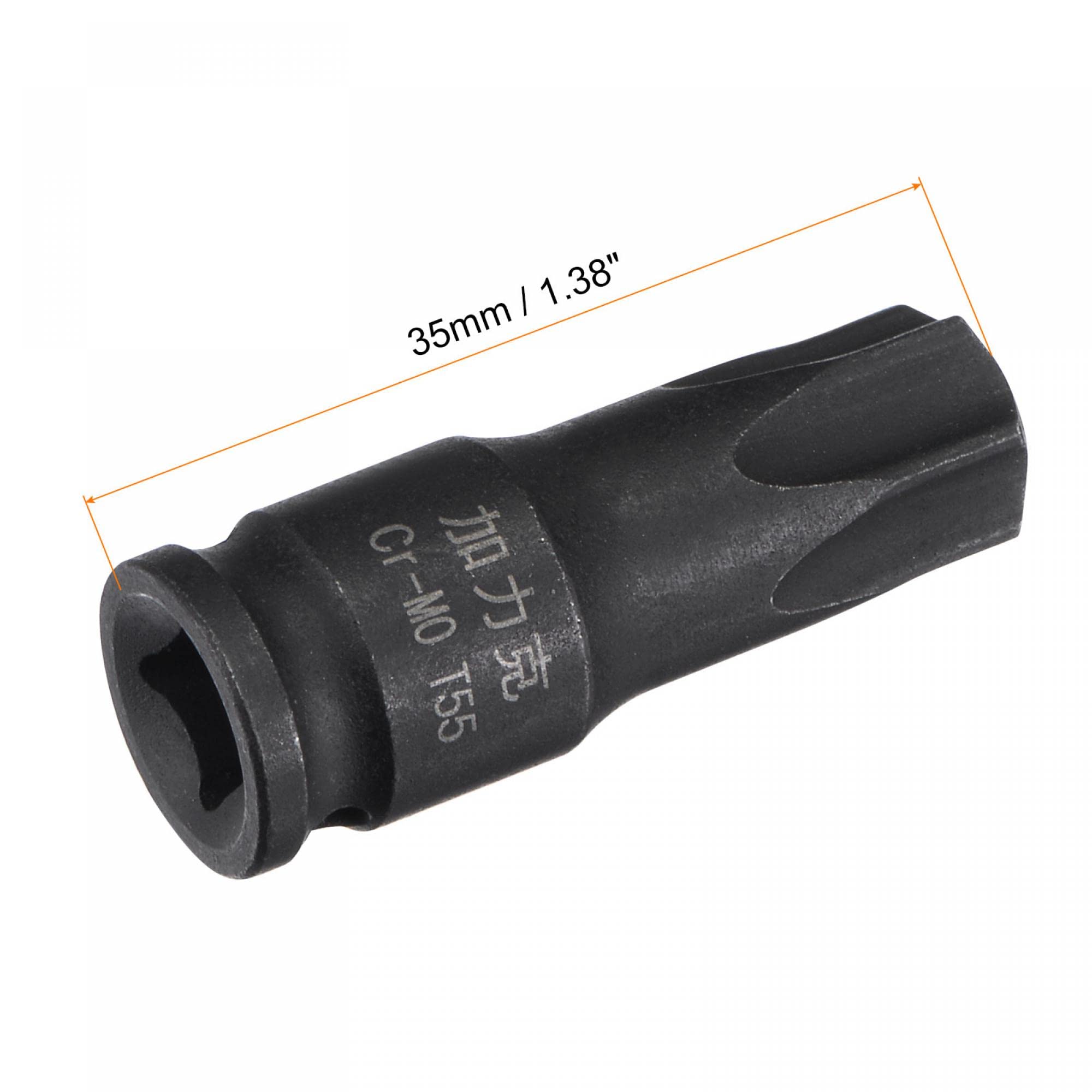 Amazon.com: uxcell T55 Impact Torx Bit Socket, 1/4