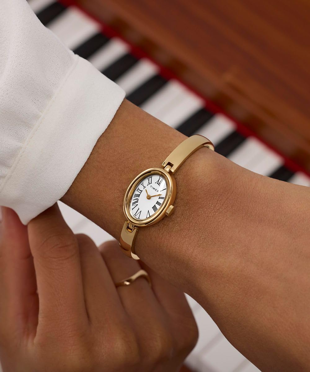 Timex Damski analogowy zegarek kwarcowy na rękę Cavatina