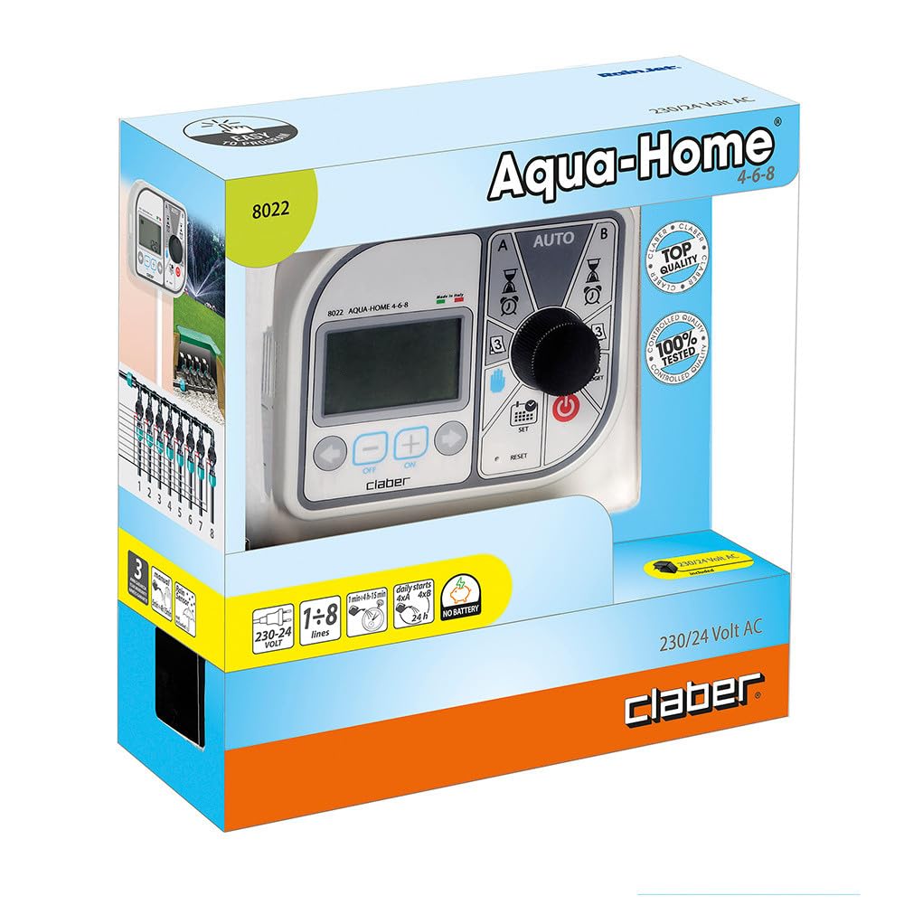CLABER 8022 Aqua-Home 4-6-8, Grigio