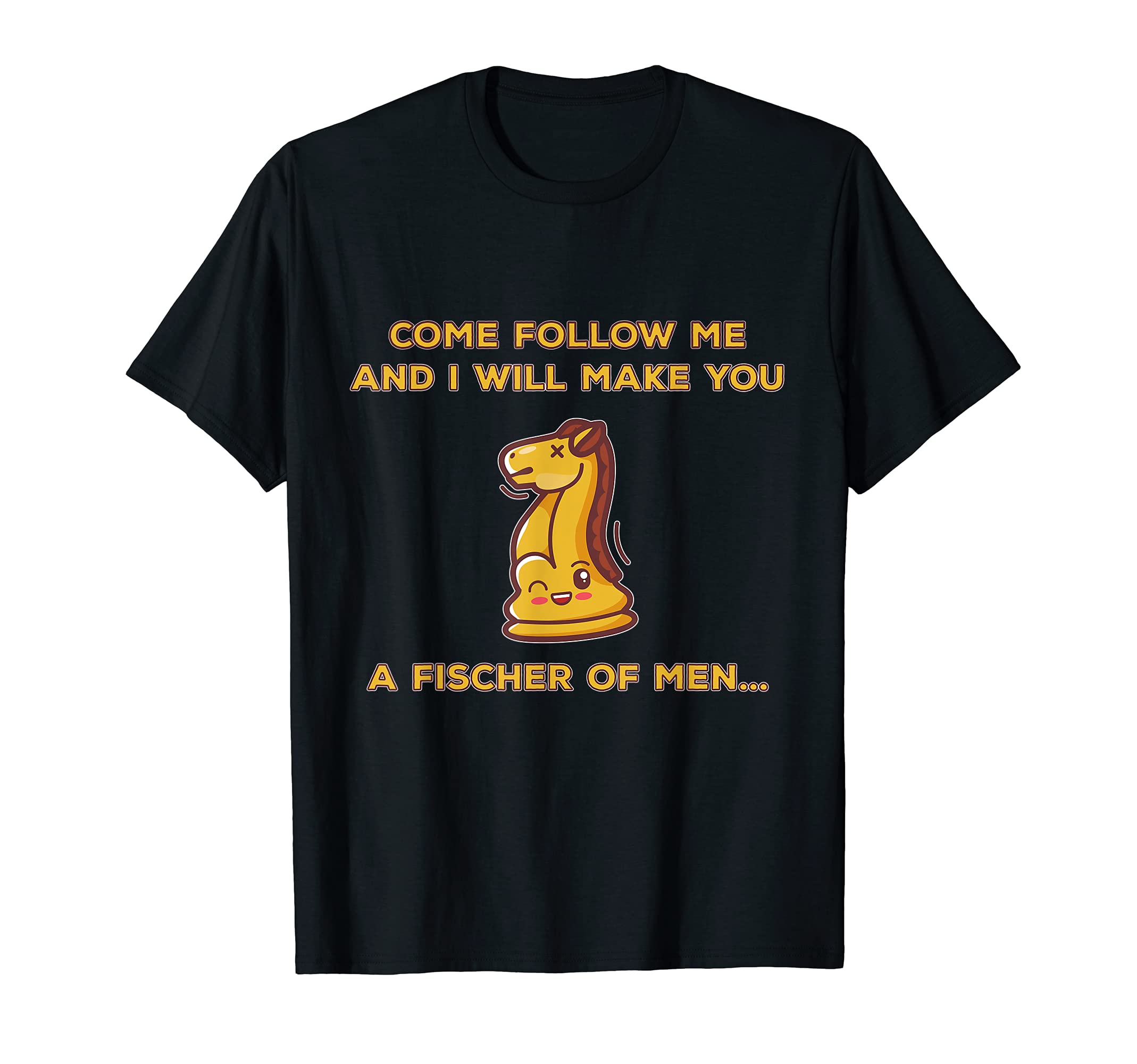 Kawaii cute chess pieces design for chess players Quote Pun T-Shirt