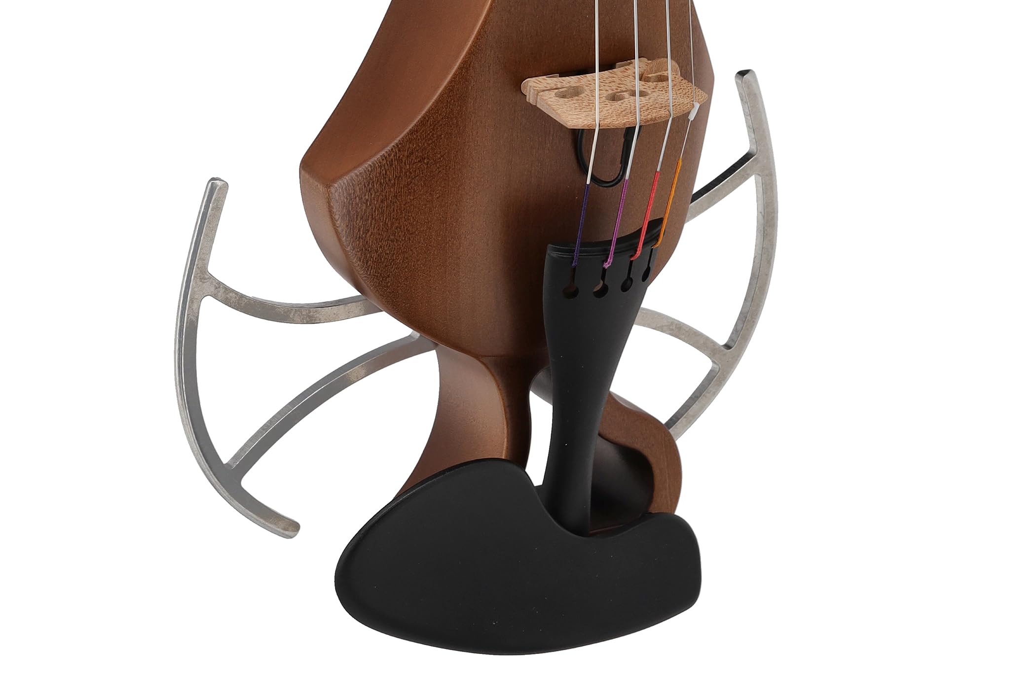 Violino elettrico GEWA, violino elettronico, Novita 3.0 3.0 oro-marrone con adattatore per poggiaspalla, 4 corde